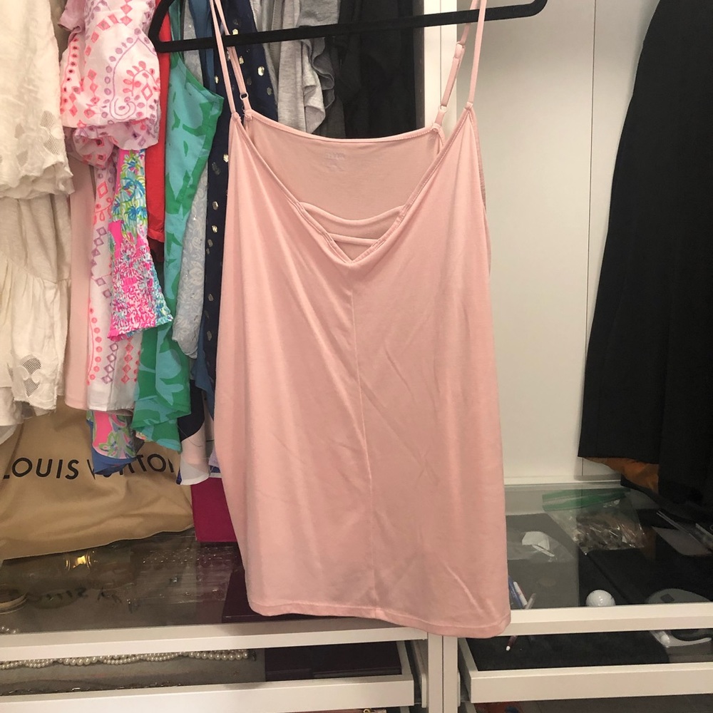 Pack of 2 XL Tank Tops Pink/Greige